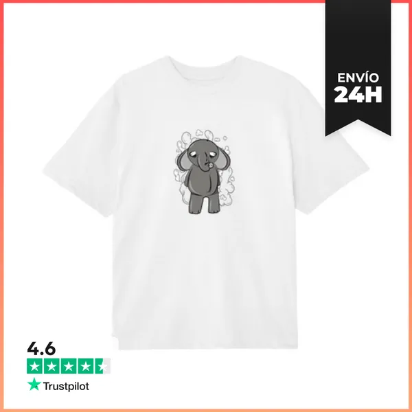 Camiseta Oversize Elephant LaTostadora
