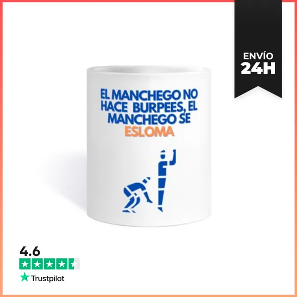 Taza Manchego Burpees Blue LaTostadora