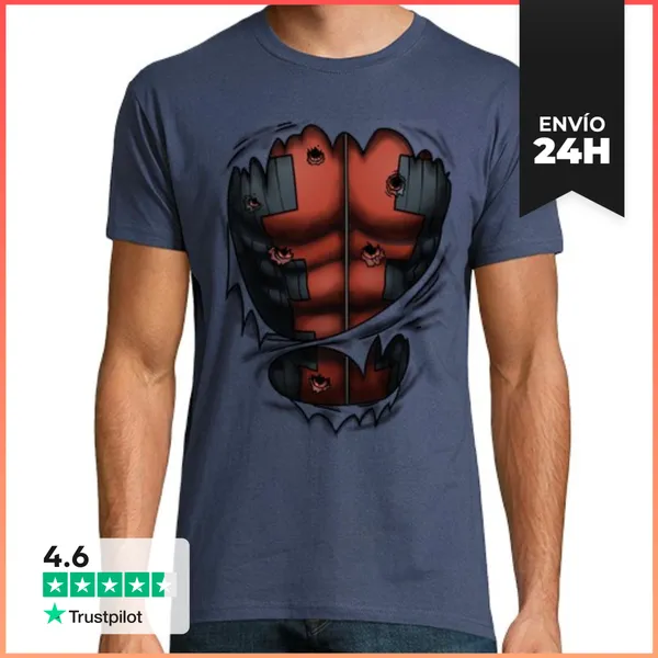 Camiseta Hombre Clásica Mercenario Bocazas LaTostadora