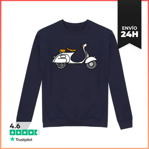 Sudadera Unisex Vespa LaTostadora