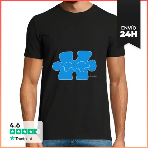 Camiseta Hombre Clásica Puzzle LaTostadora