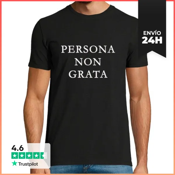 Camiseta Hombre Clásica Persona Non Grata LaTostadora