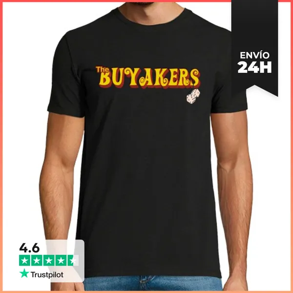 Camiseta Hombre Clásica The Buyakers Logo Vintage H LaTostadora