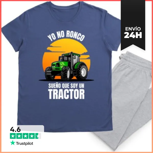 Pijama Yo No Ronco Sueño Que Soy Un Tractor LaTostadora