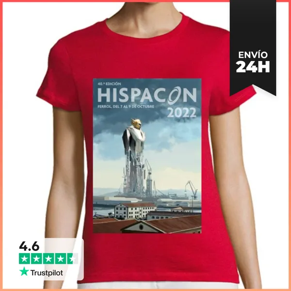 Camiseta Mujer Clásica HispaCón 2022 LaTostadora