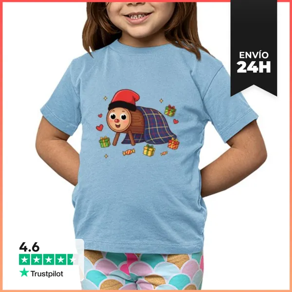 Camiseta Clásica Para Niños Caga Tió De Nadal LaTostadora