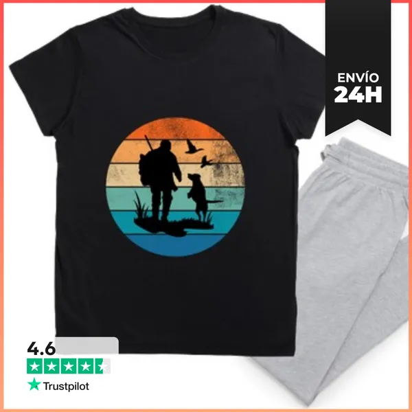 Pijama Caza Pato Hombre Cazador Vintage LaTostadora