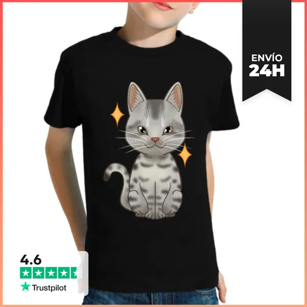 Camiseta Clásica Para Niños Mau Egipcio LaTostadora