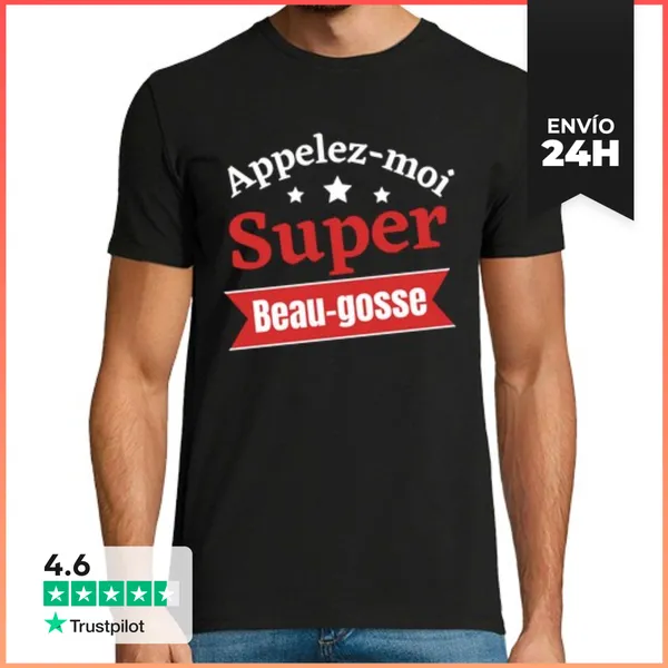 Camiseta Hombre Clásica Llámame Super Hunk LaTostadora