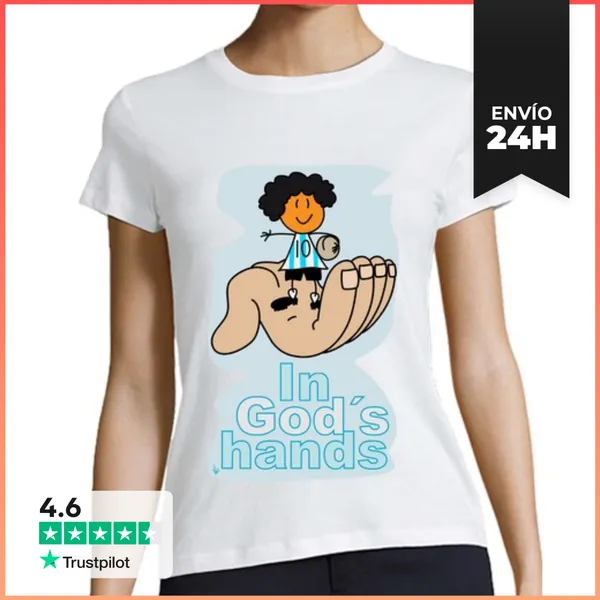 Camiseta Mujer Clásica Maradona LaTostadora