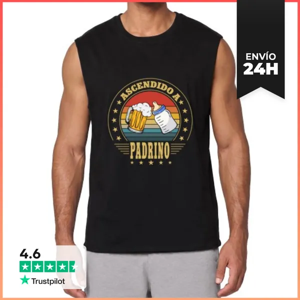 Camiseta Sin Mangas Ascendido A Padrino 2023 Anunciar LaTostadora