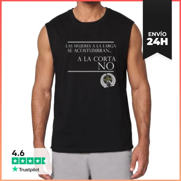Camiseta Sin Mangas Las Mujeres A La Larga Se Acostumbran...