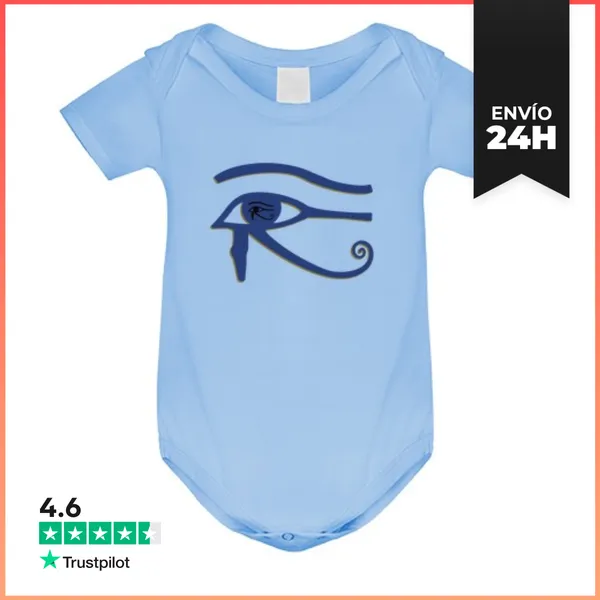 Body Bebé Ojo De Horus Egipcio Hecho A Mano LaTostadora