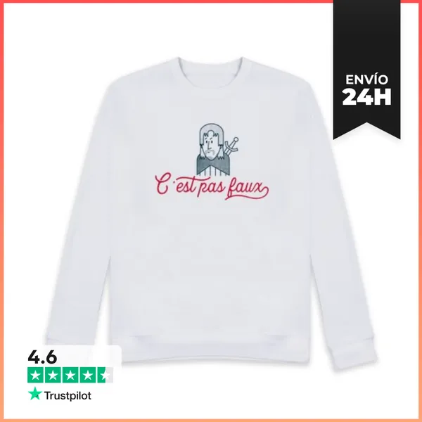 Sudadera Unisex No Es Falso LaTostadora