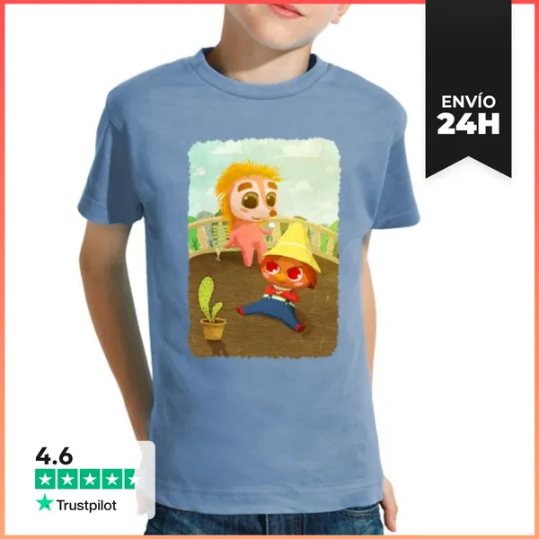 Camiseta Clásica Para Niños Barrio Sesamo LaTostadora