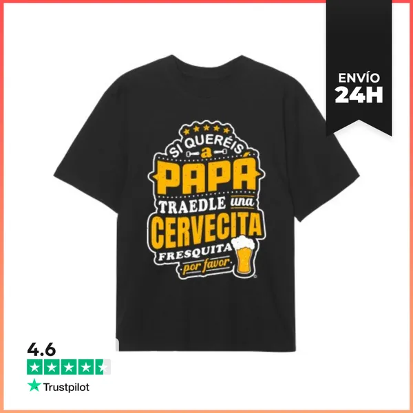 Camiseta Oversize Si Queréis A Papá... LaTostadora