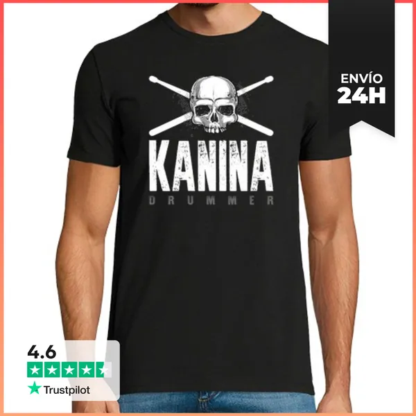 Camiseta Hombre Clásica KANINA DRUMMER 2 LaTostadora