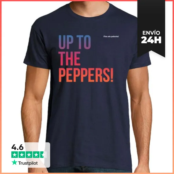 Camiseta Hombre Clásica Fins Els Pebrots LaTostadora