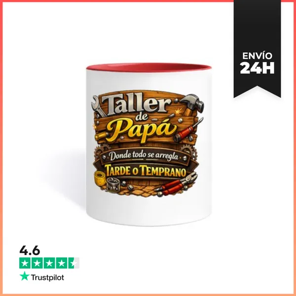 Taza De Colores Taller De Papá LaTostadora