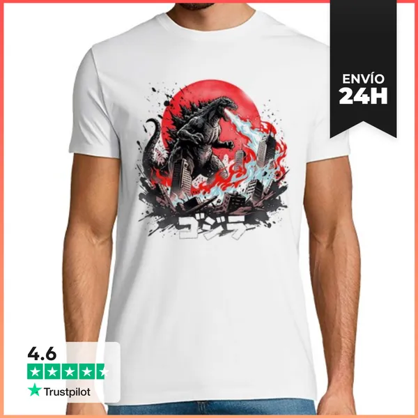 Camiseta Hombre Clásica Attack On Tokyo LaTostadora