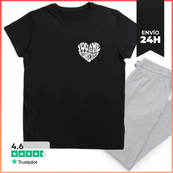 Pijama Corazón De Amor - Tú Y Yo Para Siempre LaTostadora