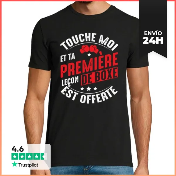 Camiseta Hombre Clásica Boxeo Humor Boxeador Boxeador Guardaesp