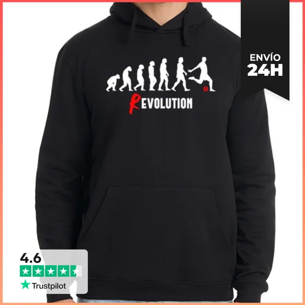 Sudadera Unisex Con Capucha Evolución LaTostadora