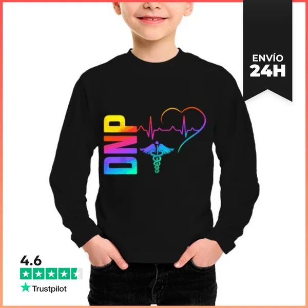 Camiseta Manga Larga Para Niños Dnp Doctor En Práctica De