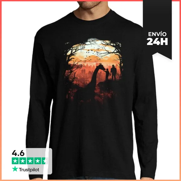 Camiseta Hombre Manga Larga The Last Of Us LaTostadora