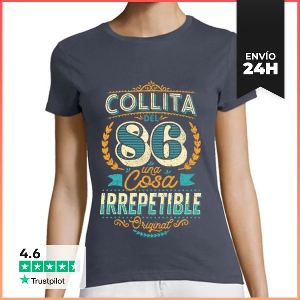 Camiseta Mujer Clásica Collita Del 86 Irrepetible LaTostadora