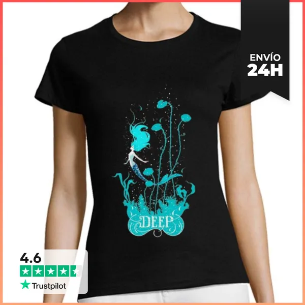Camiseta Mujer Clásica Mermaid LaTostadora