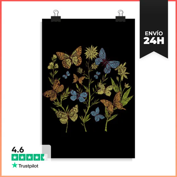 Póster Vertical Aesthetic Grunge De Hadas Fairycore LaTostadora