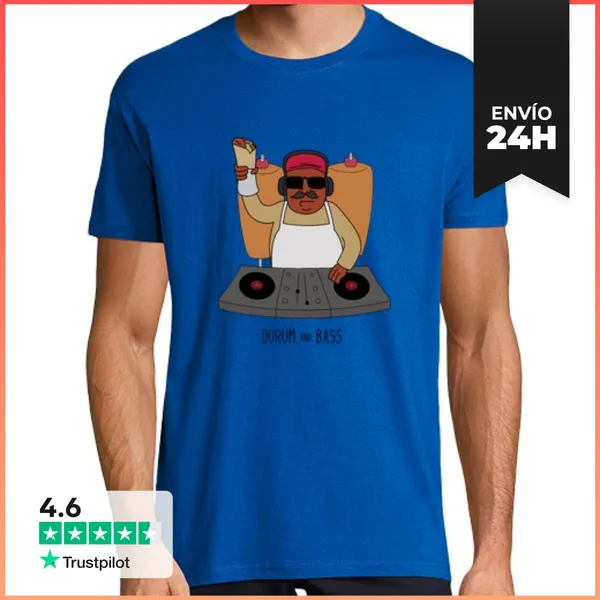 Camiseta Hombre Clásica DÜRUM AND BASS LaTostadora