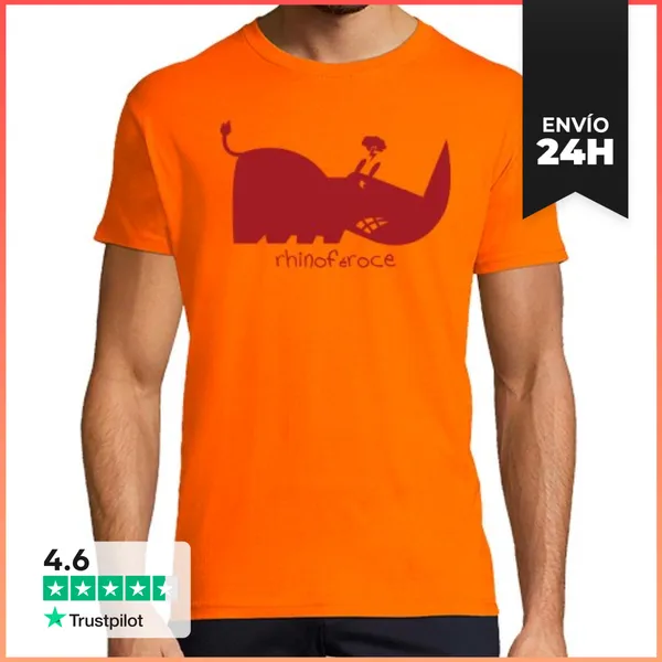 Camiseta Hombre Clásica Rhinoféroce LaTostadora