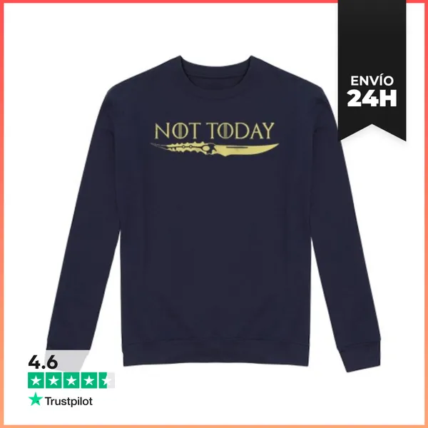 Sudadera Unisex Not Today Dorado LaTostadora