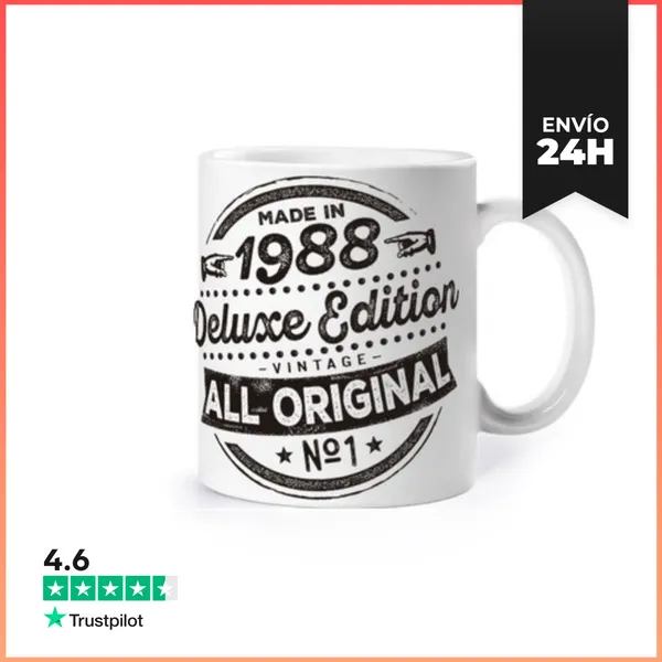 Taza Made In 1988 Deluxe Edition LaTostadora