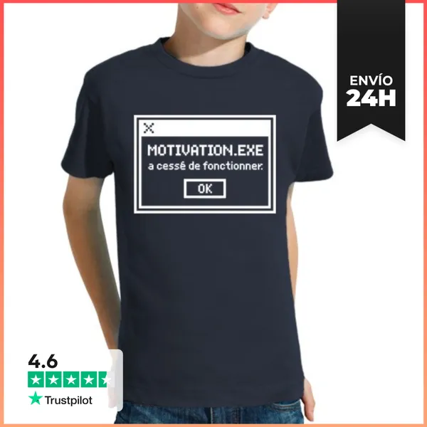 Camiseta Clásica Para Niños La Motivación Ha Dejado De Funcionar
