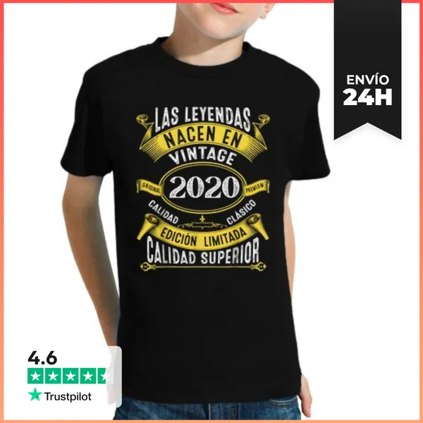 Camiseta Clásica Para Niños Las Leyendas Nacen En Vintage 2020