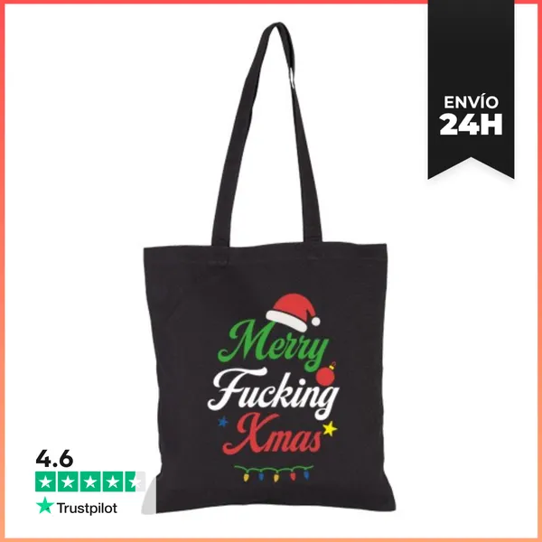 Bolsa De Tela MERRY FUCKING XMAS LaTostadora
