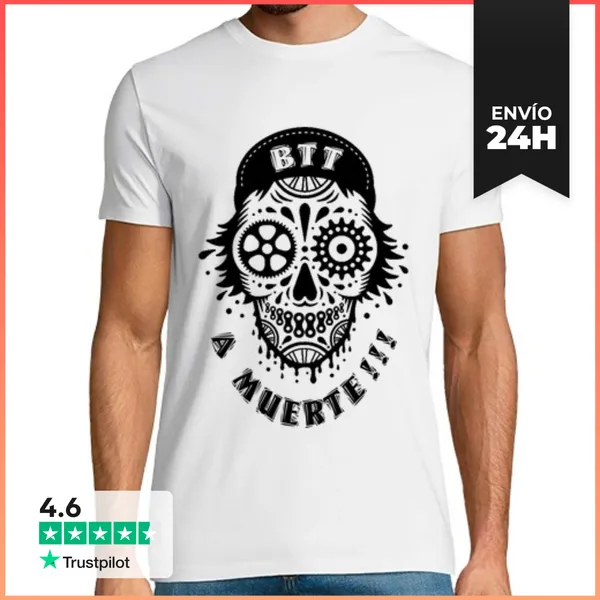 Camiseta Hombre Clásica A Muerte Negre LaTostadora