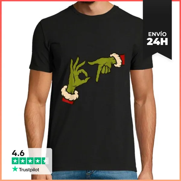 Camiseta Hombre Clásica 6 7 Feliz Navidad Divertido 67 Meme