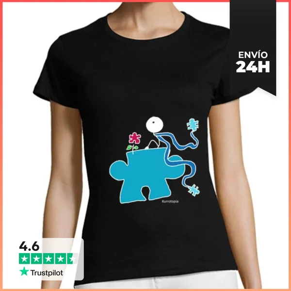 Camiseta Mujer Clásica Autismo Principe LaTostadora