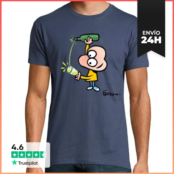 Camiseta Hombre Clásica Sidra LaTostadora