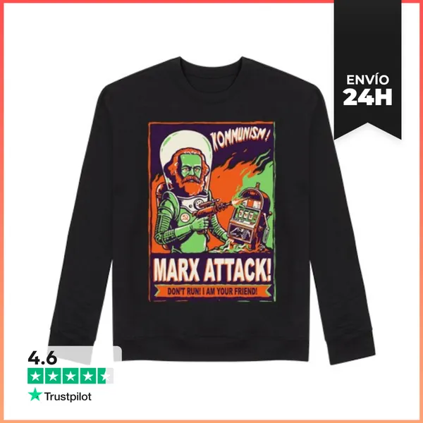 Sudadera Unisex Marx Attack LaTostadora