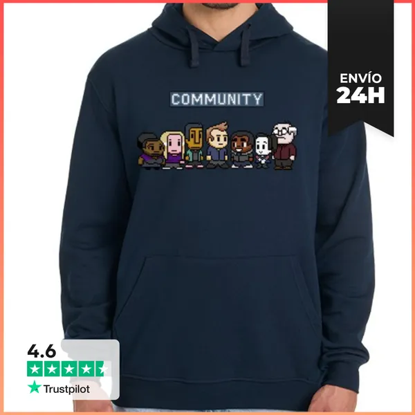 Sudadera Unisex Con Capucha Community LaTostadora