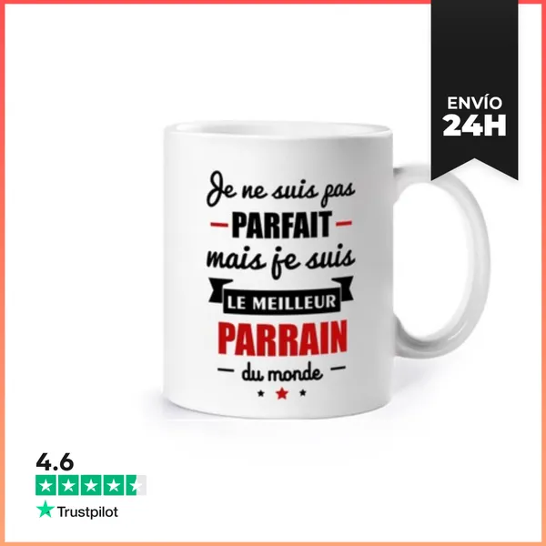 Taza No Perfecto Mejor Padrino Del Mundo LaTostadora