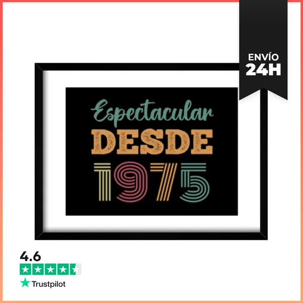 Cuadro Con Marco Horizontal ESPECTACULAR DESDE 1975 LaTostadora