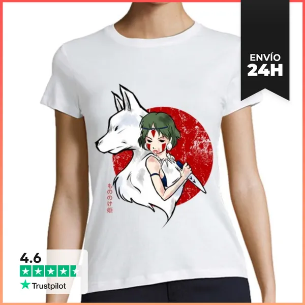 Camiseta Mujer Clásica Wolf Blood LaTostadora