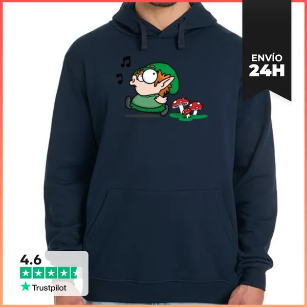 Sudadera Unisex Con Capucha Trasno Silbando LaTostadora