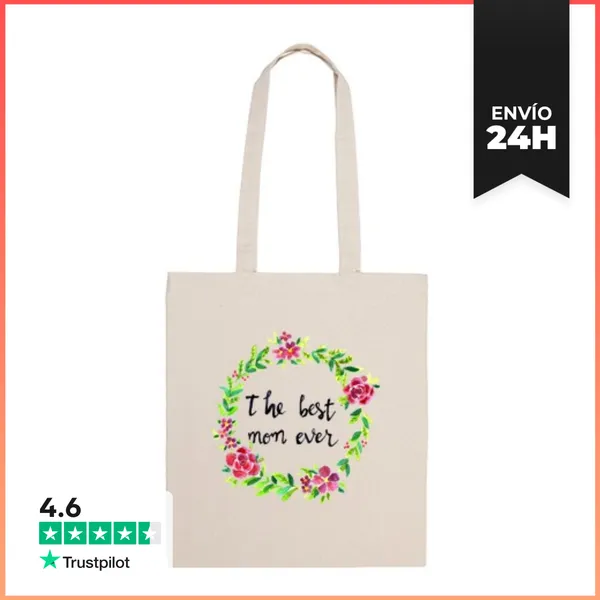 Bolsa De Tela Bolsa La Mejor Madre Del Mundo Best Mom Ever